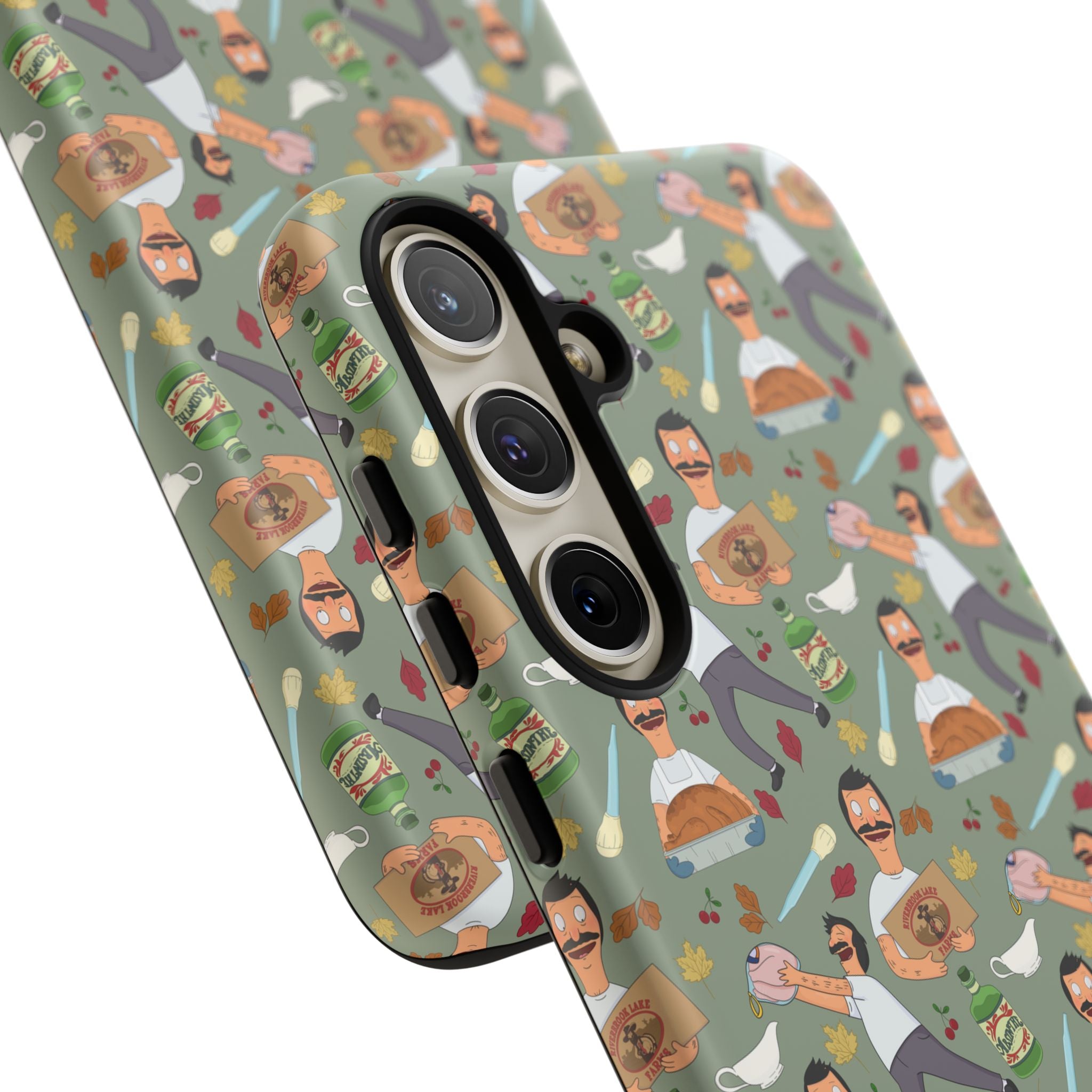 Bob's Burgers Inspired Thanksgiving Bob V1 Tough Case for iPhone, Samsung, and Google Phones