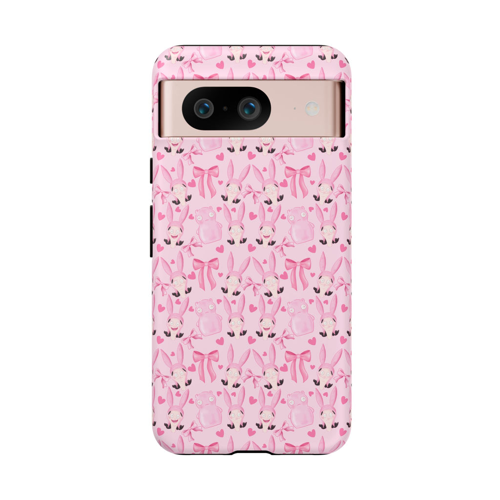 Bob's Burgers Inspired Coquette Louise Tough Case for iPhone, Google, and Samsung