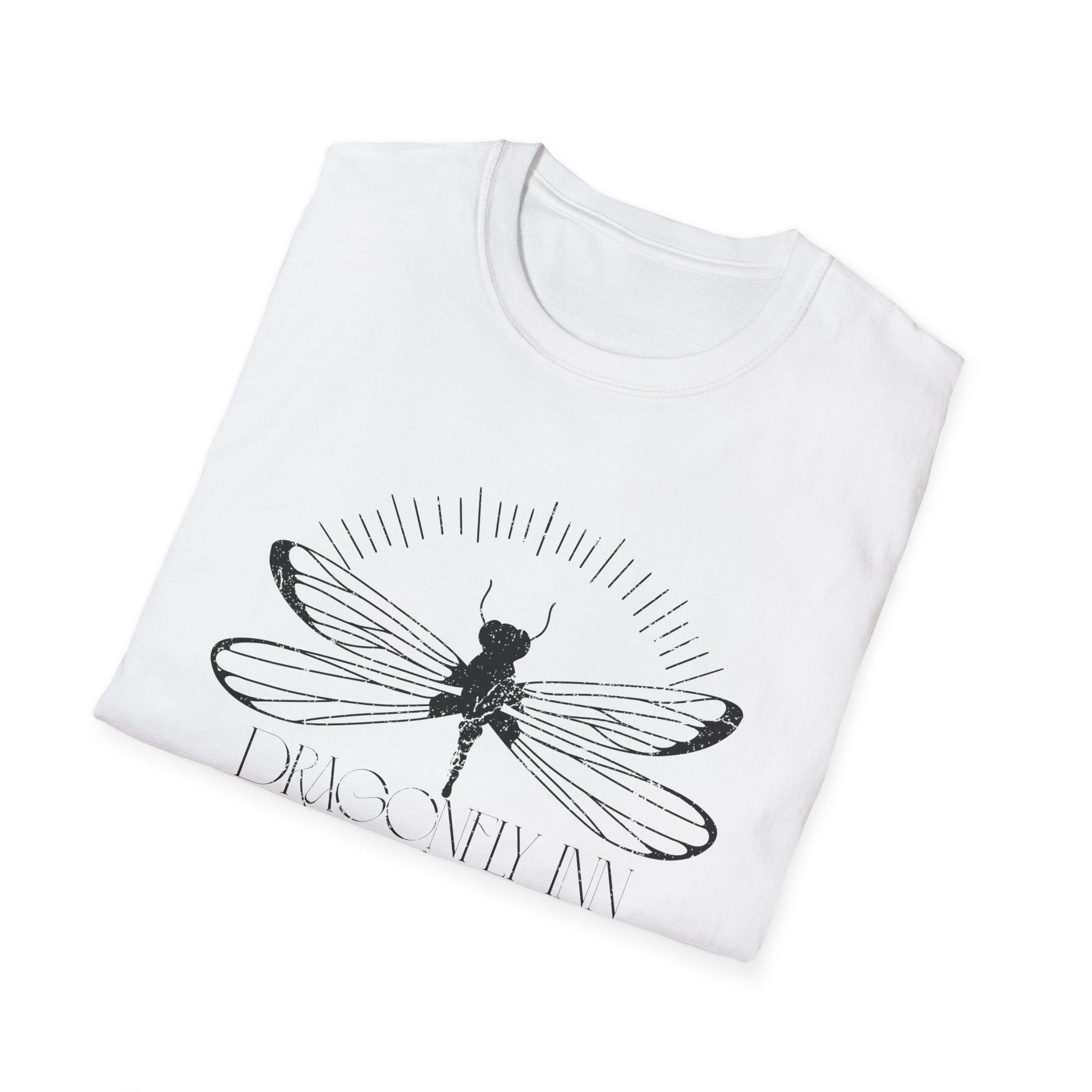 Dragonfly Inn Inspired Graphic Unisex T-Shirt, Nature Lover Gift, Boho Tee, Summer Outfit, Casual Wear, Eco-Friendly Apparel