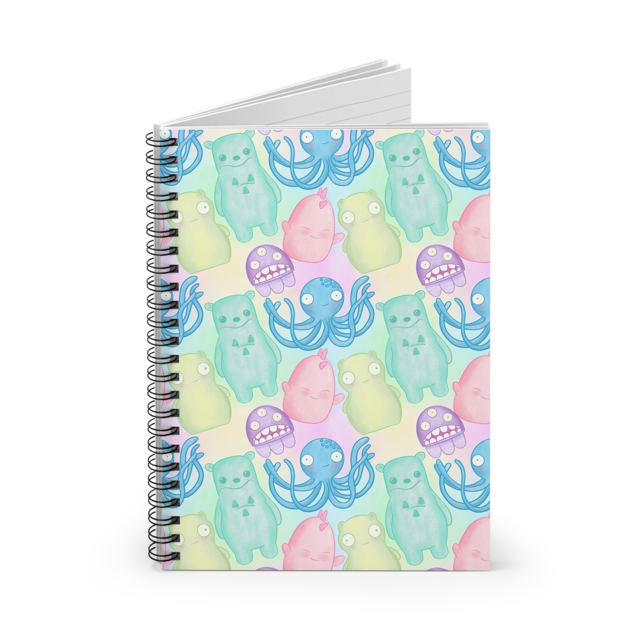 Kuchi Kopi & Friends Ruled Spiral Notebook