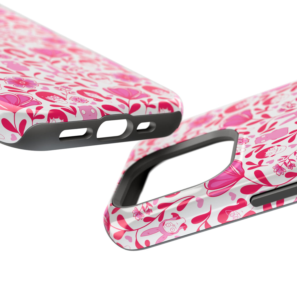 Belcher's Fine China iPhone Case V1 Pink – Magnetic Impact-Resistant