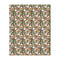 Plaid Thanksgiving Bob Velveteen Blanket (Double Side Print)