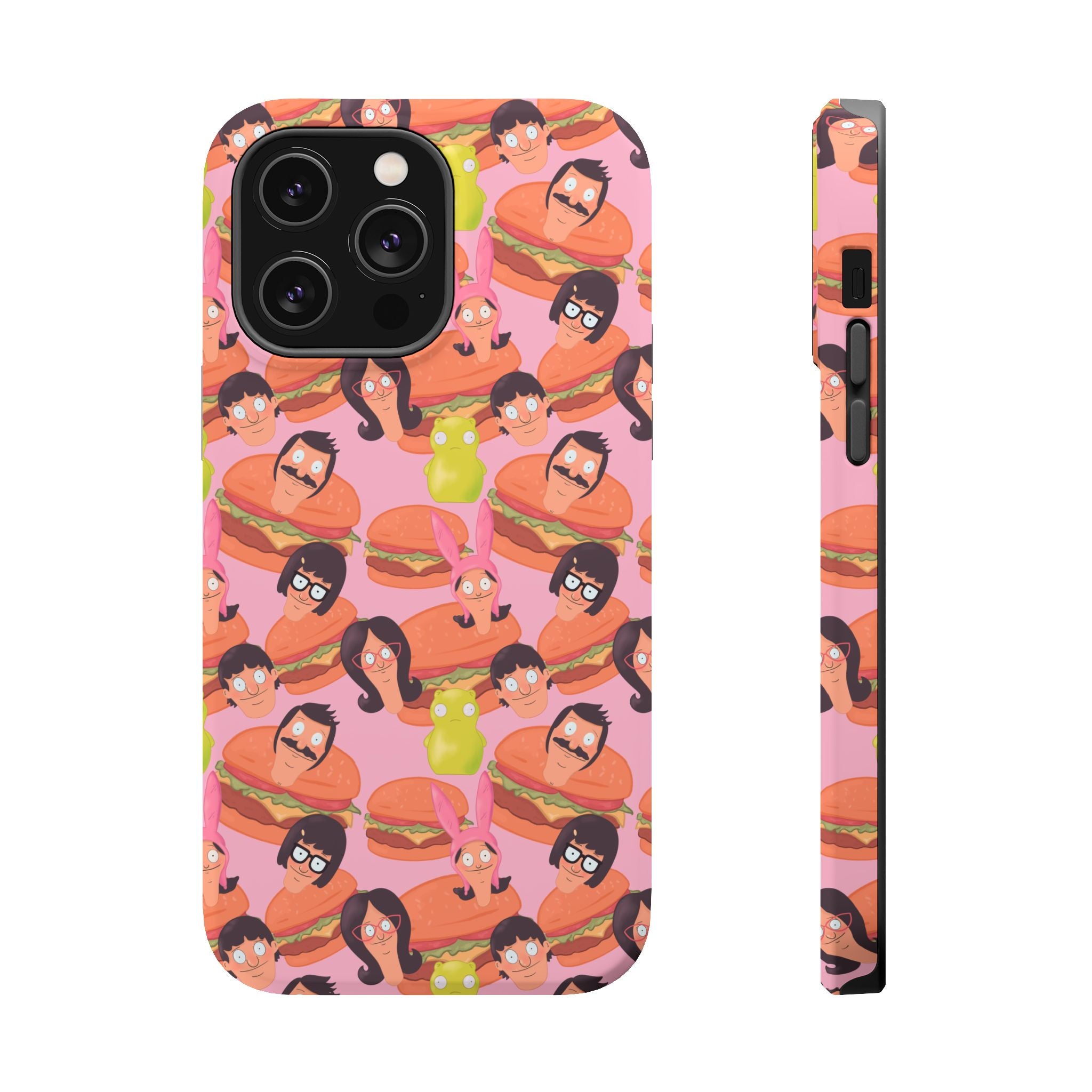 Belcher's Burger Time - Pink Magnetic Impact-Resistant iPhone Case