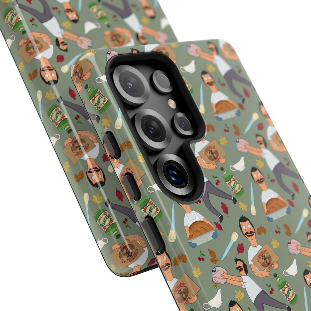 Bob's Burgers Inspired Thanksgiving Bob V1 Tough Case for iPhone, Samsung, and Google Phones
