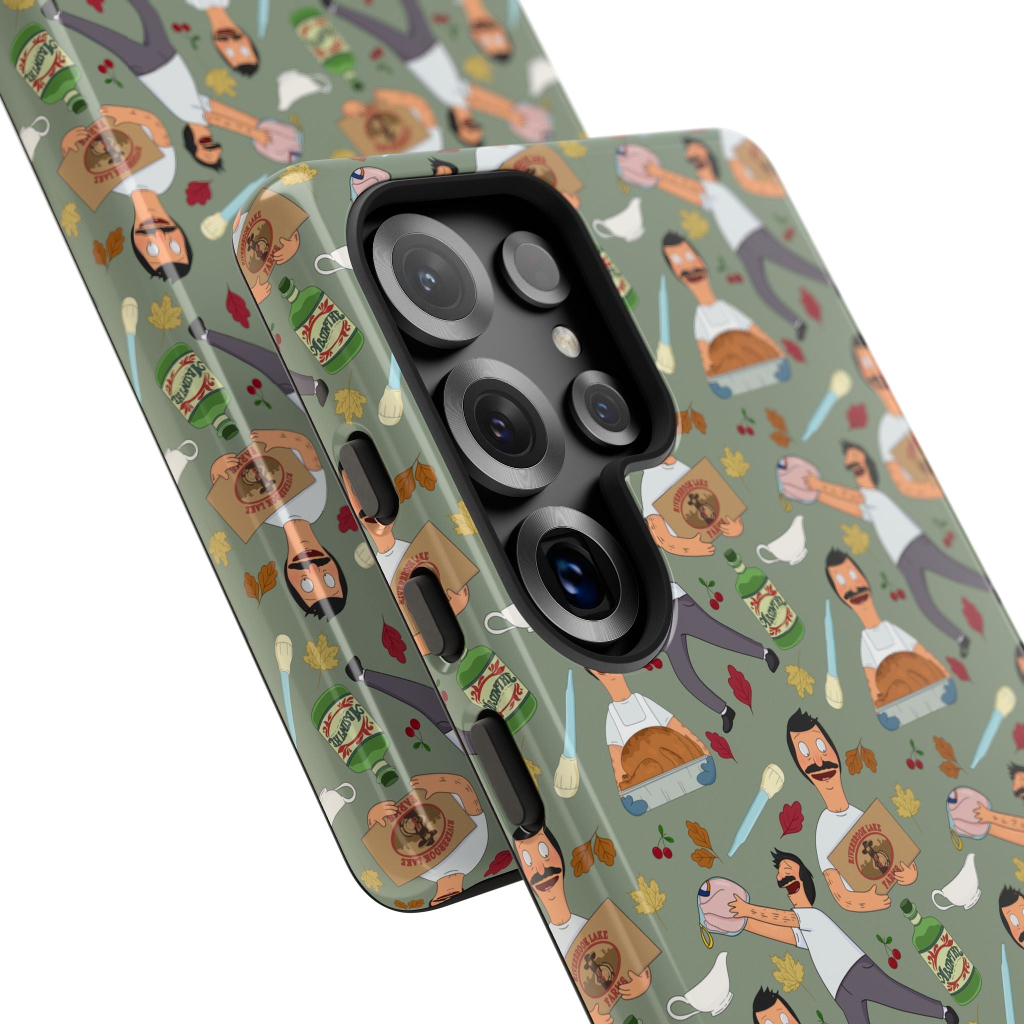 Bob's Burgers Inspired Thanksgiving Bob V1 Tough Case for iPhone, Samsung, and Google Phones