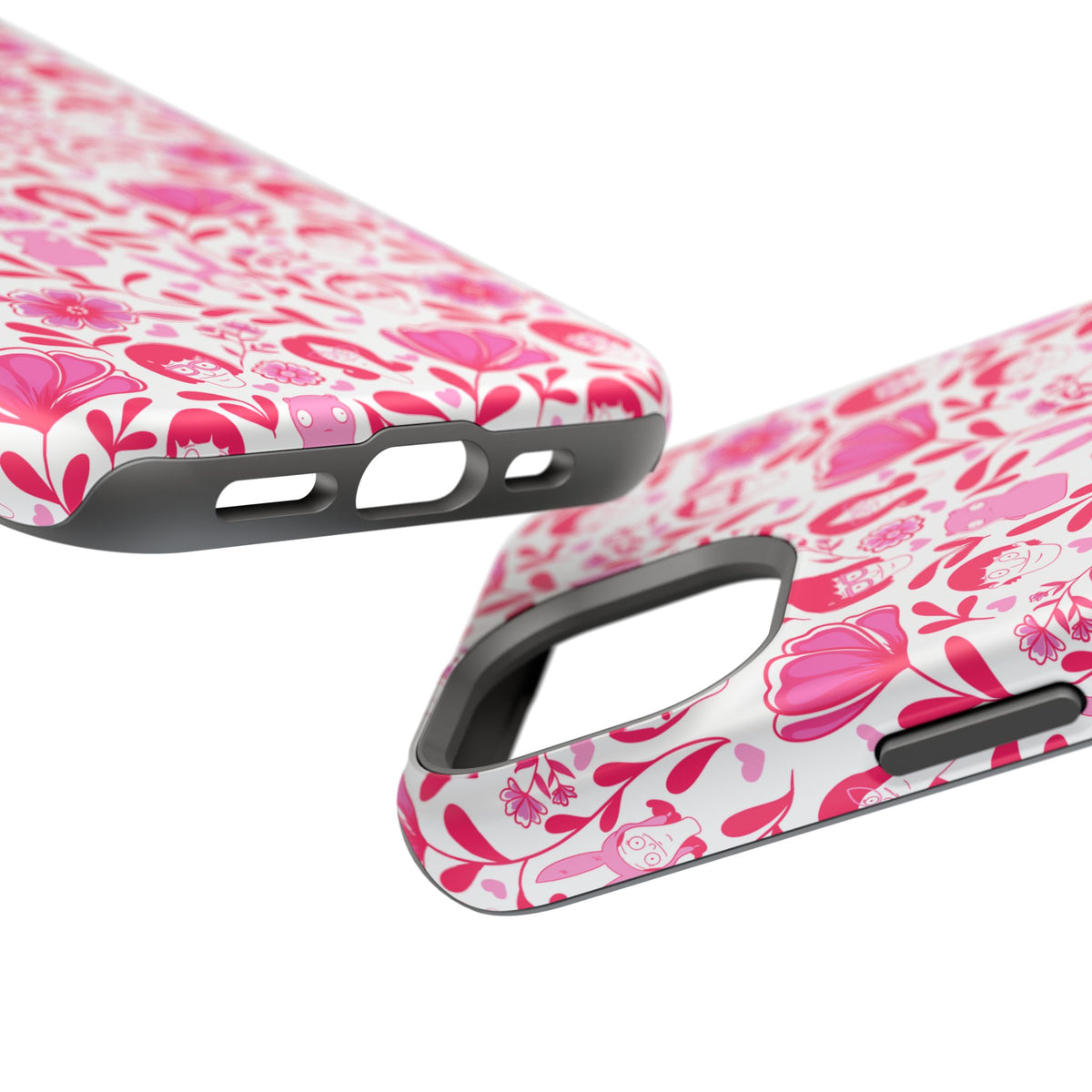 Belcher's Fine China iPhone Case V1 Pink – Magnetic Impact-Resistant