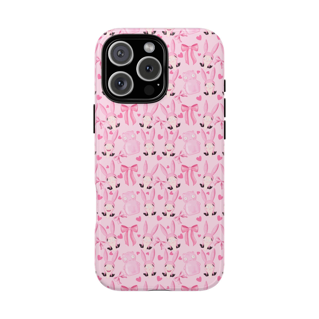 Bob's Burgers Inspired Coquette Louise Tough Case for iPhone, Google, and Samsung