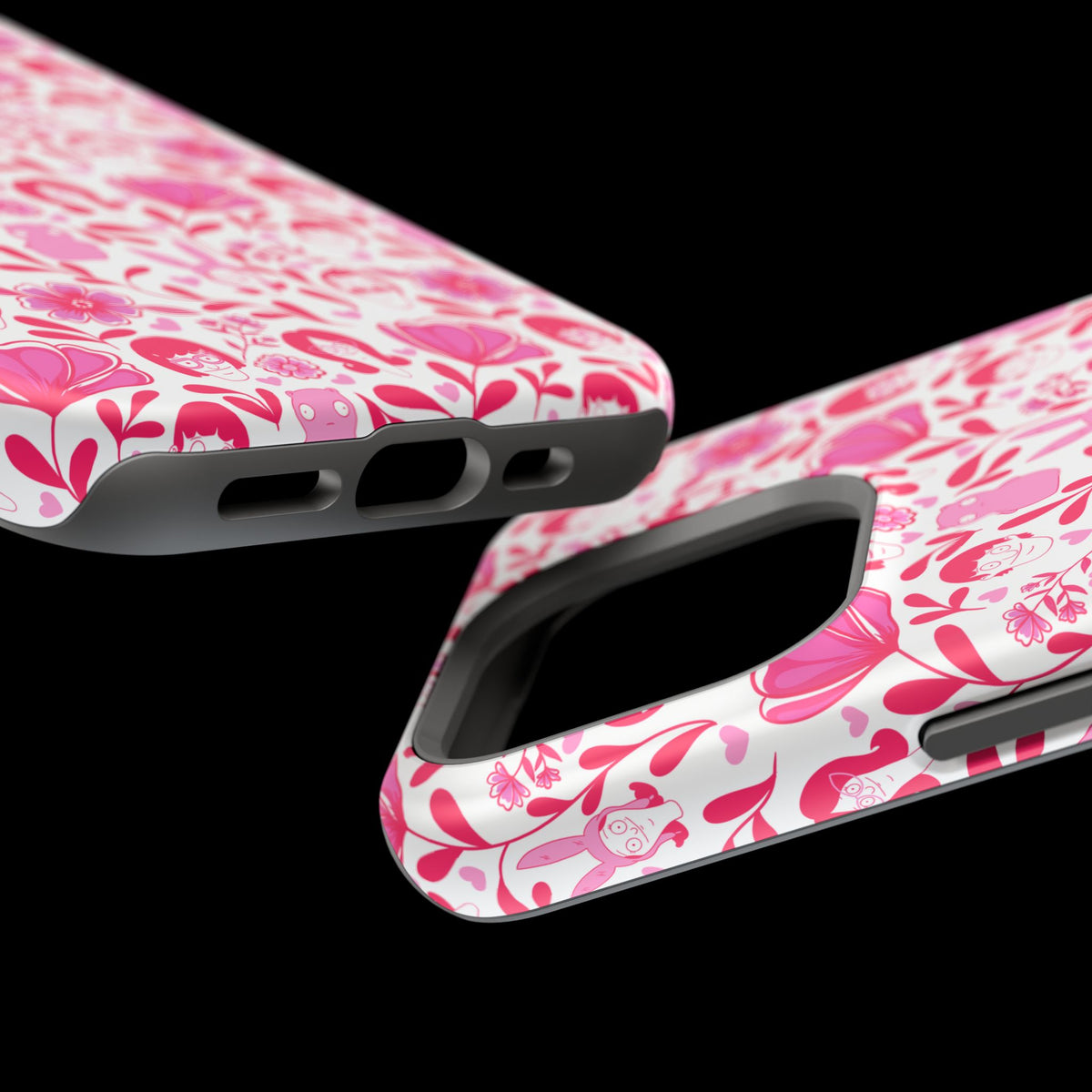 Belcher's Fine China iPhone Case V1 Pink – Magnetic Impact-Resistant