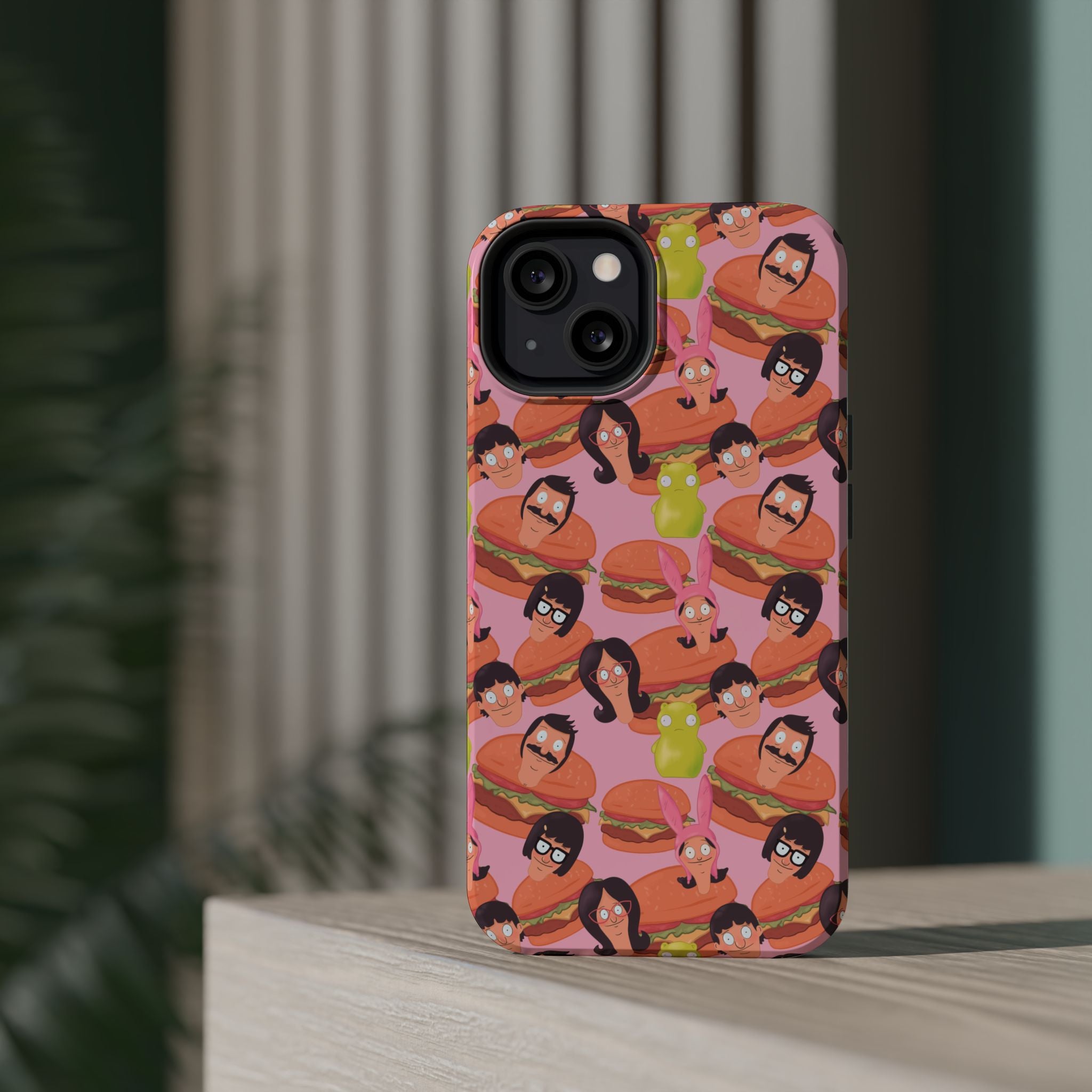 Belcher's Burger Time - Pink Magnetic Impact-Resistant iPhone Case
