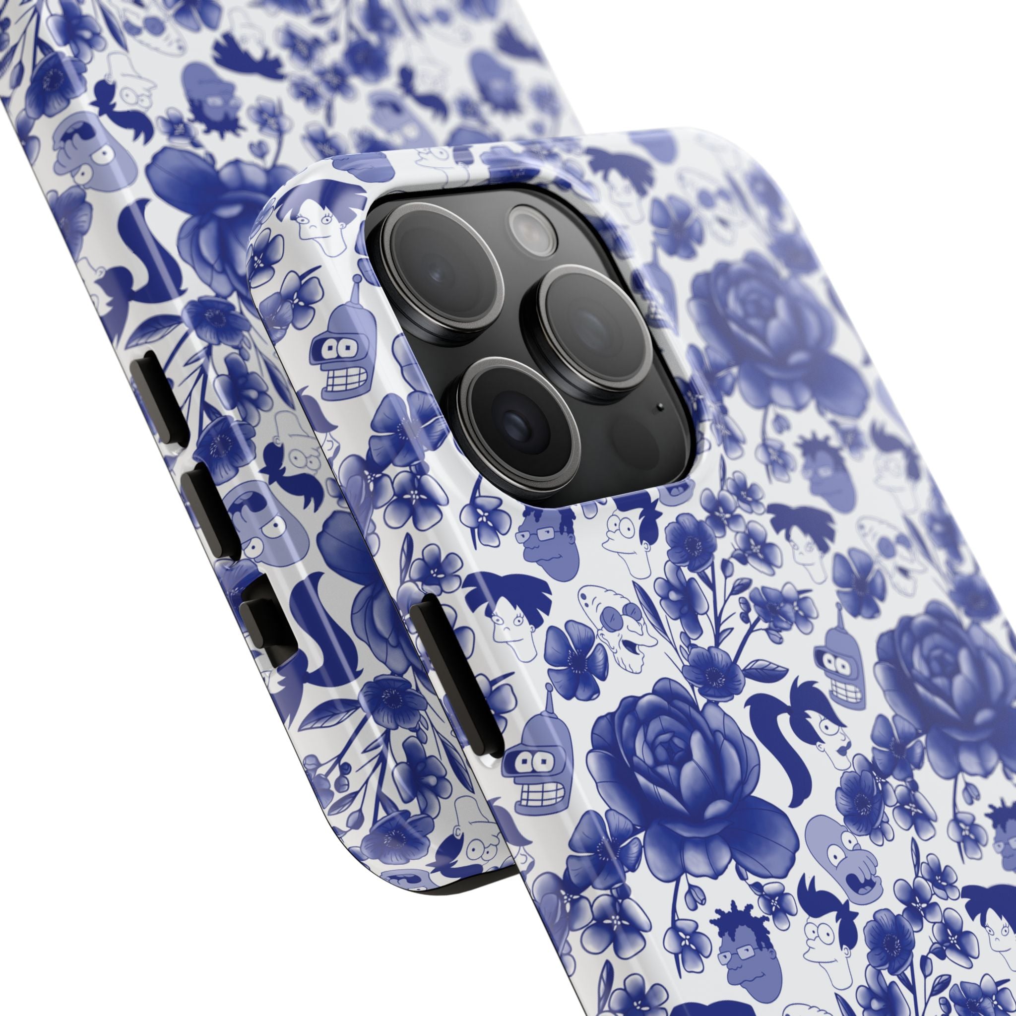 Futurama Inspired Fine China Tough Phone Case (iPhone, Samsung) Not MagSafe!
