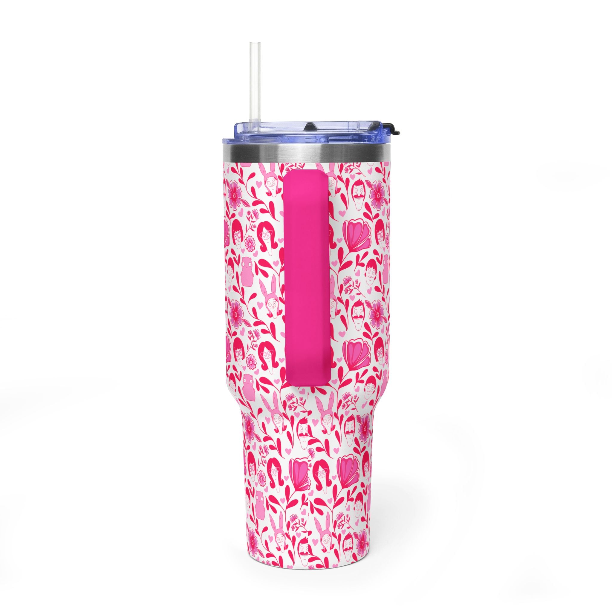 Belcher's Pink Fine China 40oz Tumbler