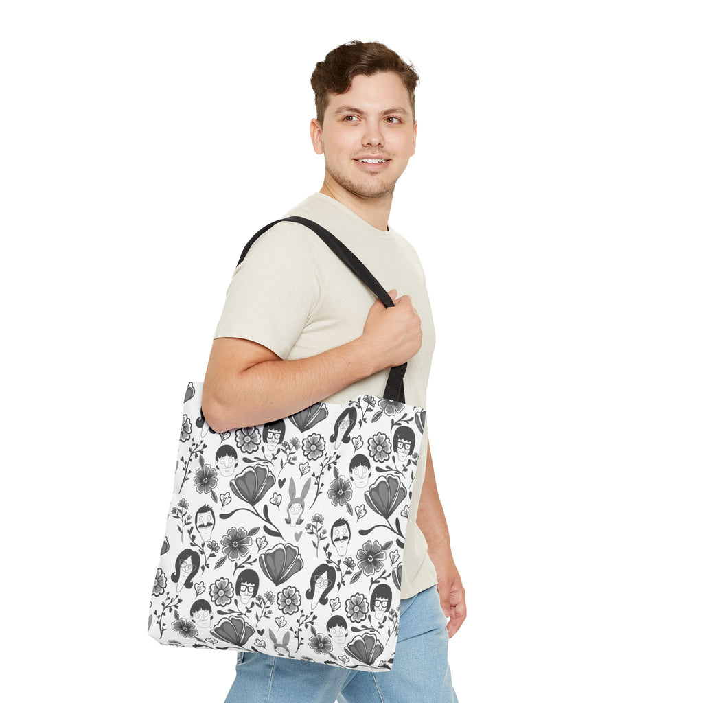 Grey Belcher's Fine China Tote Bag