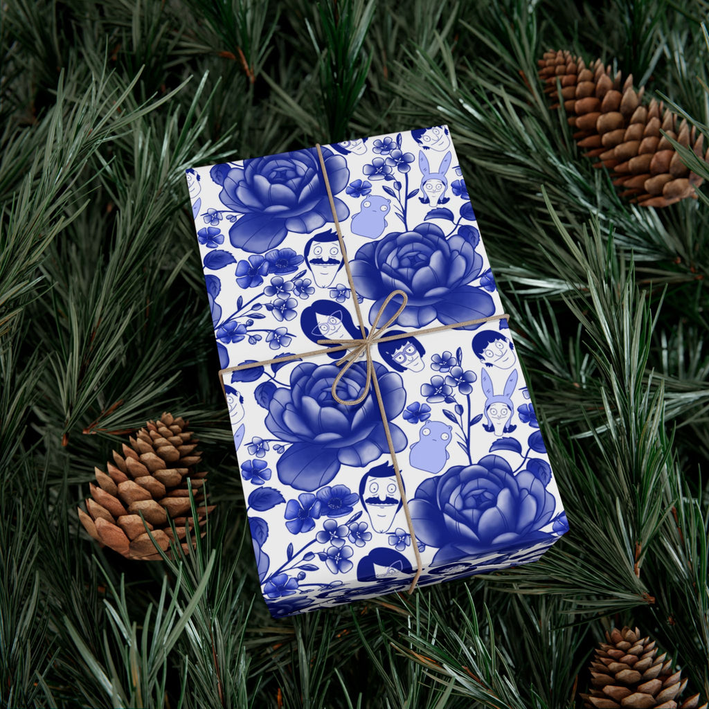 Belcher's Floral Fine China Wrapping Paper