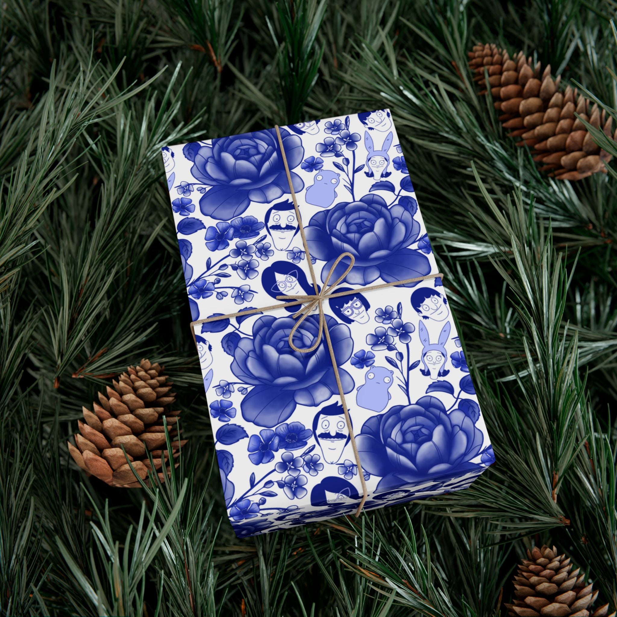 Belcher's Floral Fine China Wrapping Paper