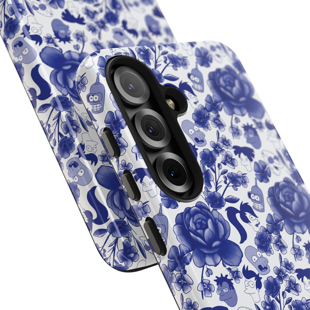 Futurama Inspired Fine China Tough Phone Case (iPhone, Samsung) Not MagSafe!