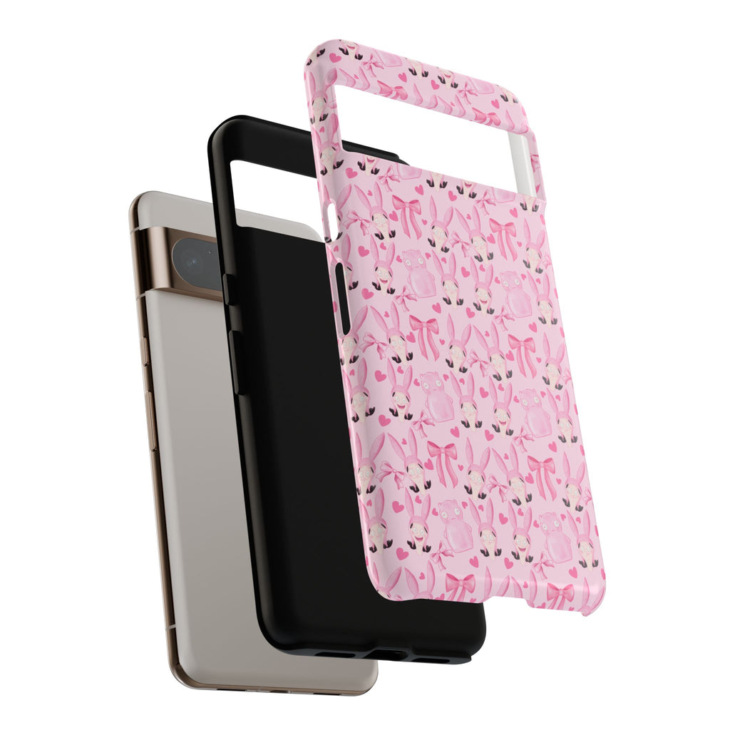 Bob's Burgers Inspired Coquette Louise Tough Case for iPhone, Google, and Samsung