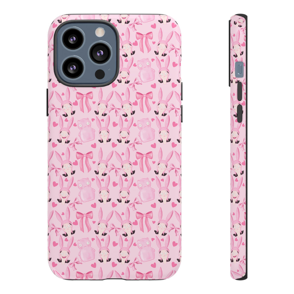 Bob's Burgers Inspired Coquette Louise Tough Case for iPhone, Google, and Samsung