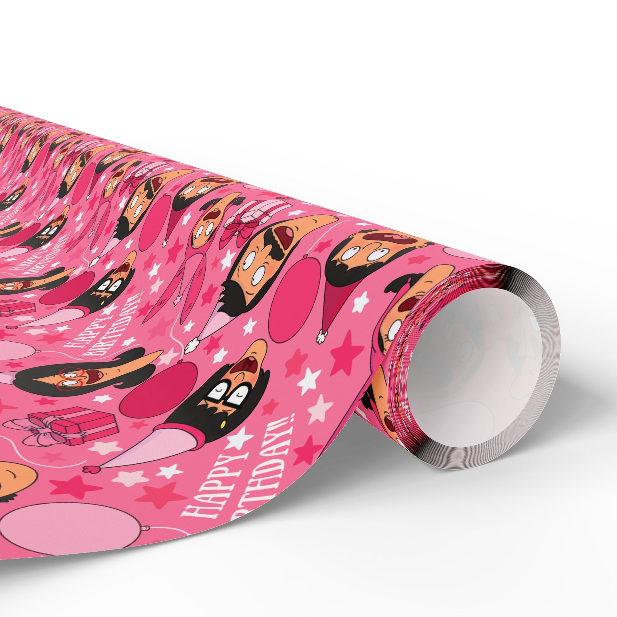 The Belcher's Birthday Gift Wrap-Pink Edition