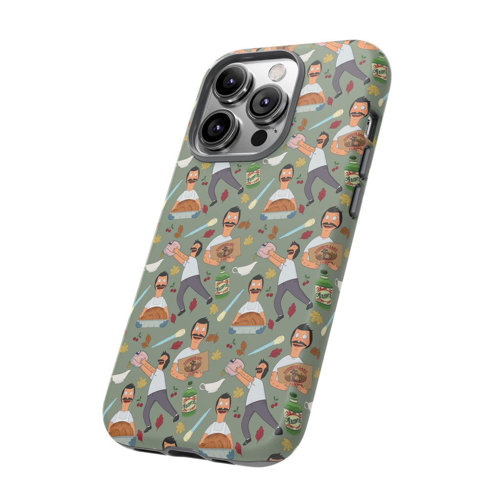 Bob's Burgers Inspired Thanksgiving Bob V1 Tough Case for iPhone, Samsung, and Google Phones