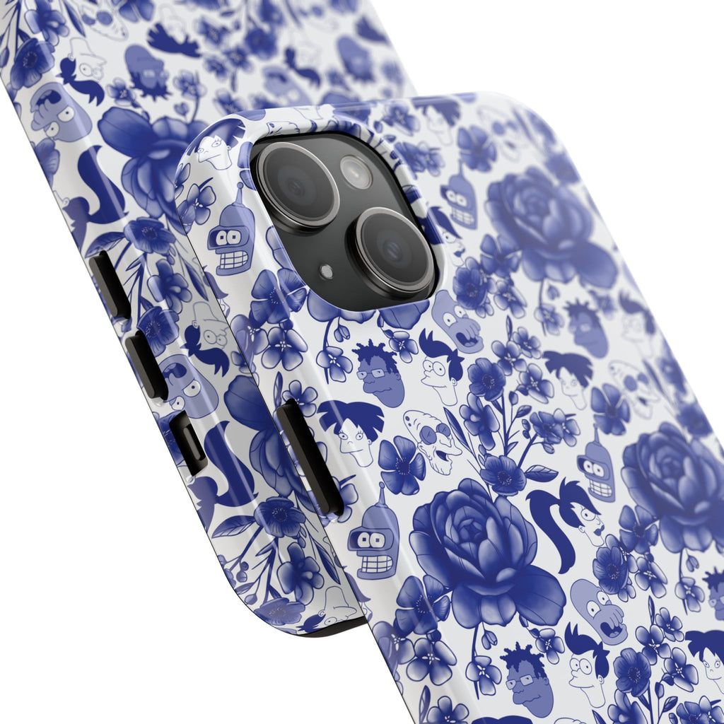 Futurama Inspired Fine China Tough Phone Case (iPhone, Samsung) Not MagSafe!