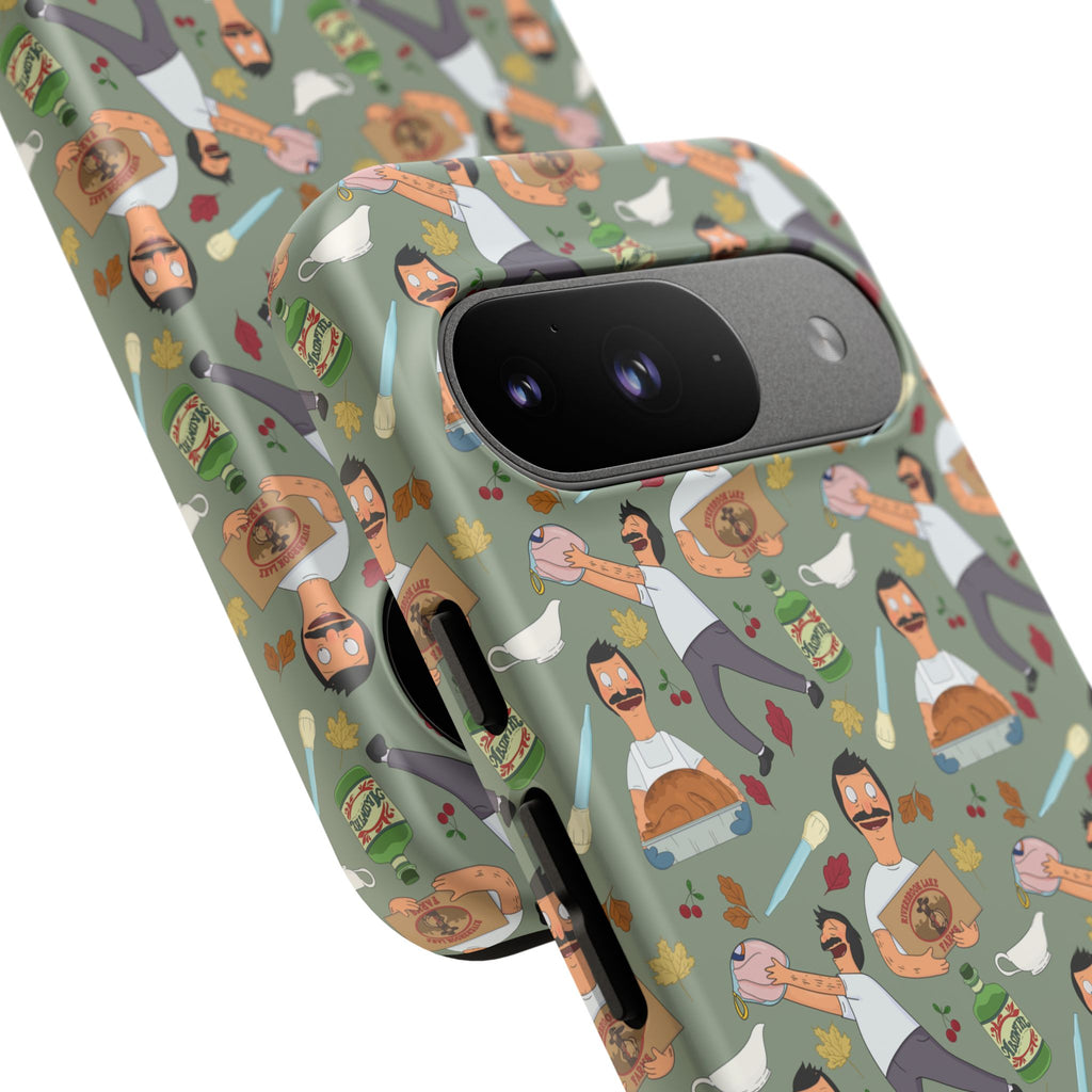 Bob's Burgers Inspired Thanksgiving Bob V1 Tough Case for iPhone, Samsung, and Google Phones