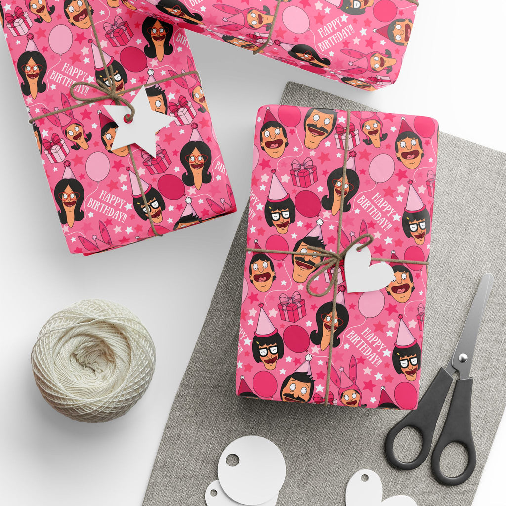 The Belcher's Birthday Gift Wrap-Pink Edition