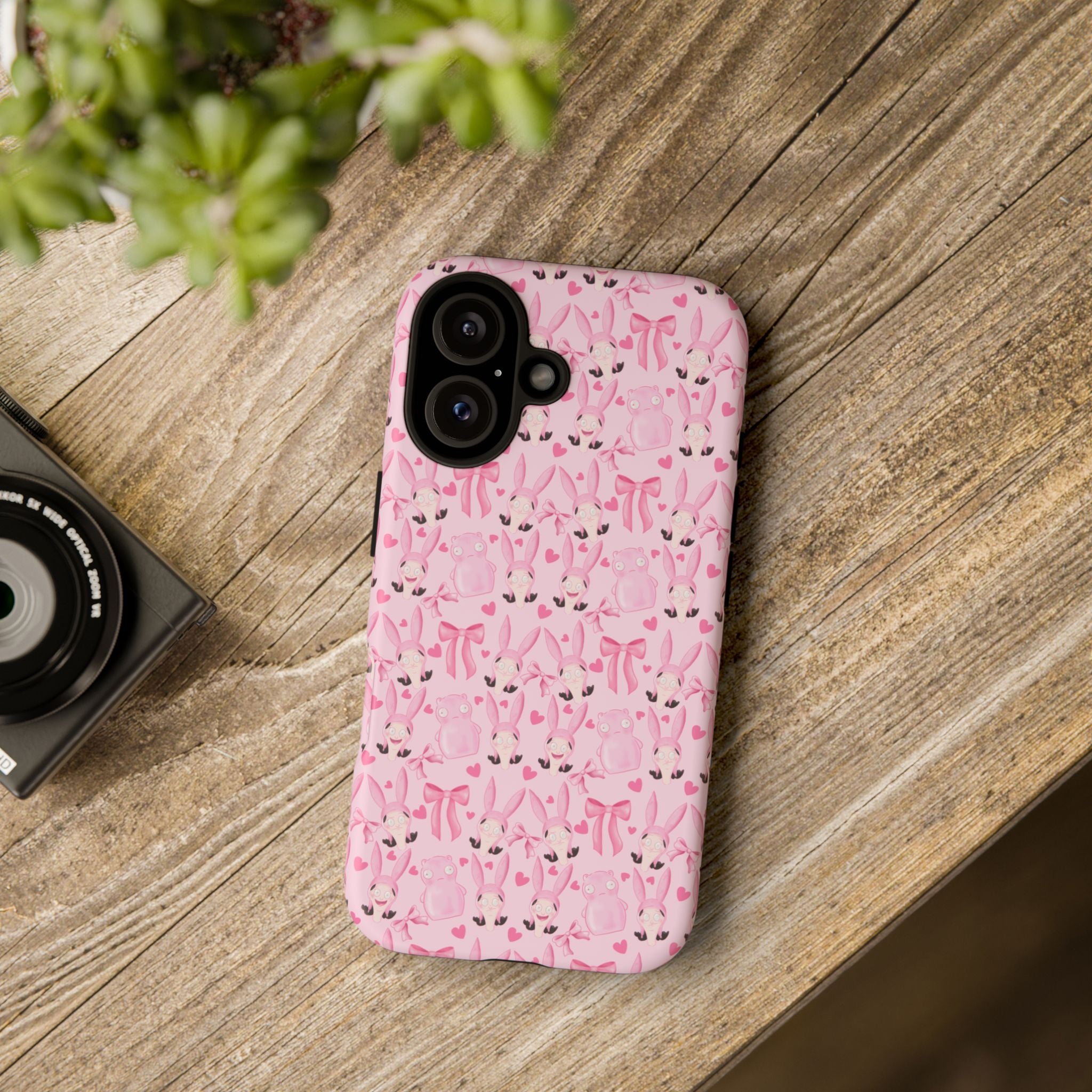 Bob's Burgers Inspired Coquette Louise Tough Case for iPhone, Google, and Samsung