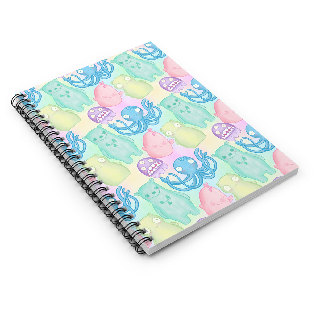 Kuchi Kopi & Friends Ruled Spiral Notebook