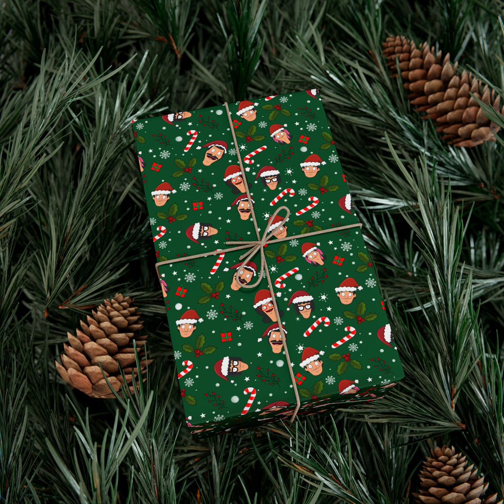 Bob's Burgers Inspired  Holiday Wrapping Paper