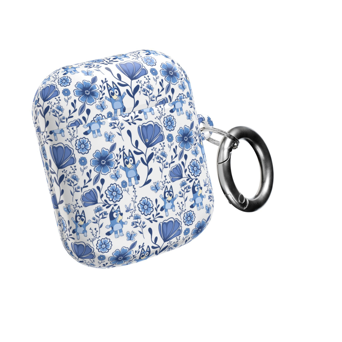 Blue Heeler Dog Charming Floral AirPod Case