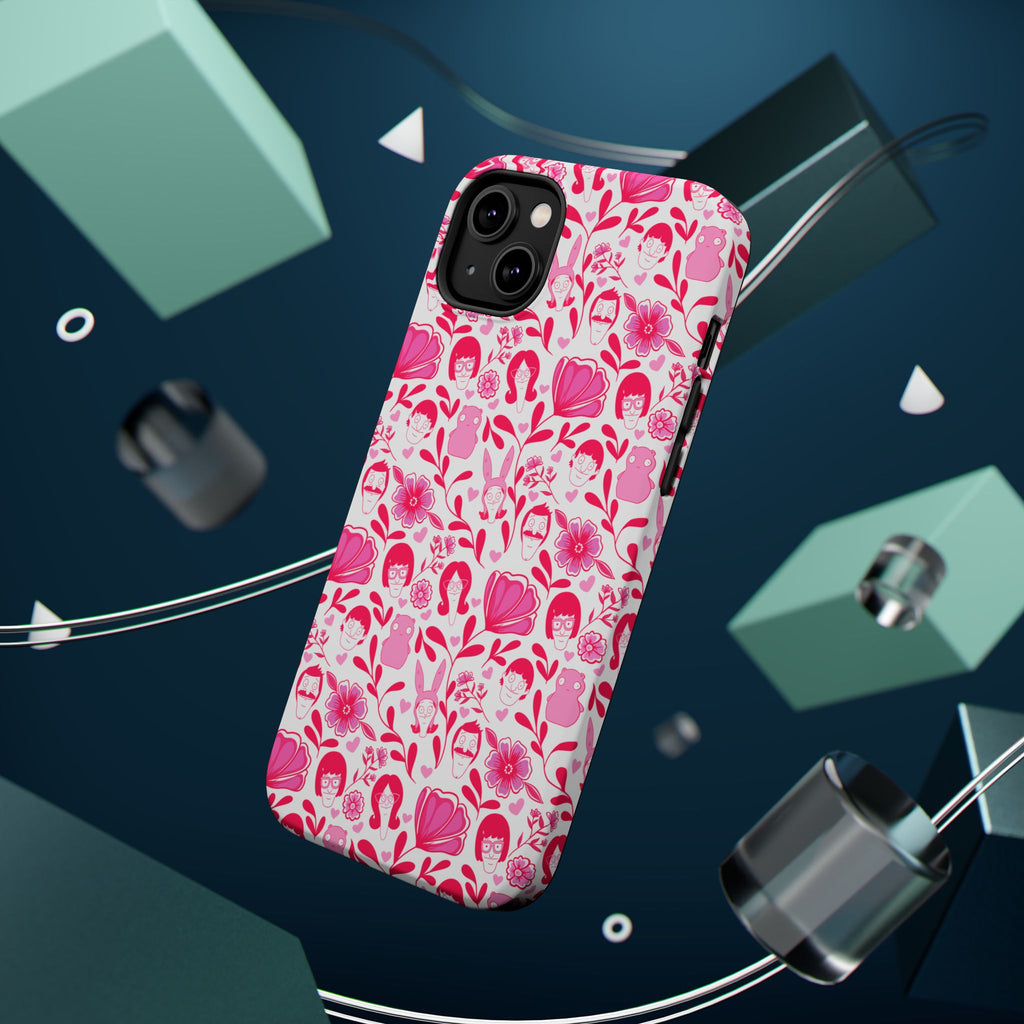 Belcher's Fine China iPhone Case V1 Pink – Magnetic Impact-Resistant