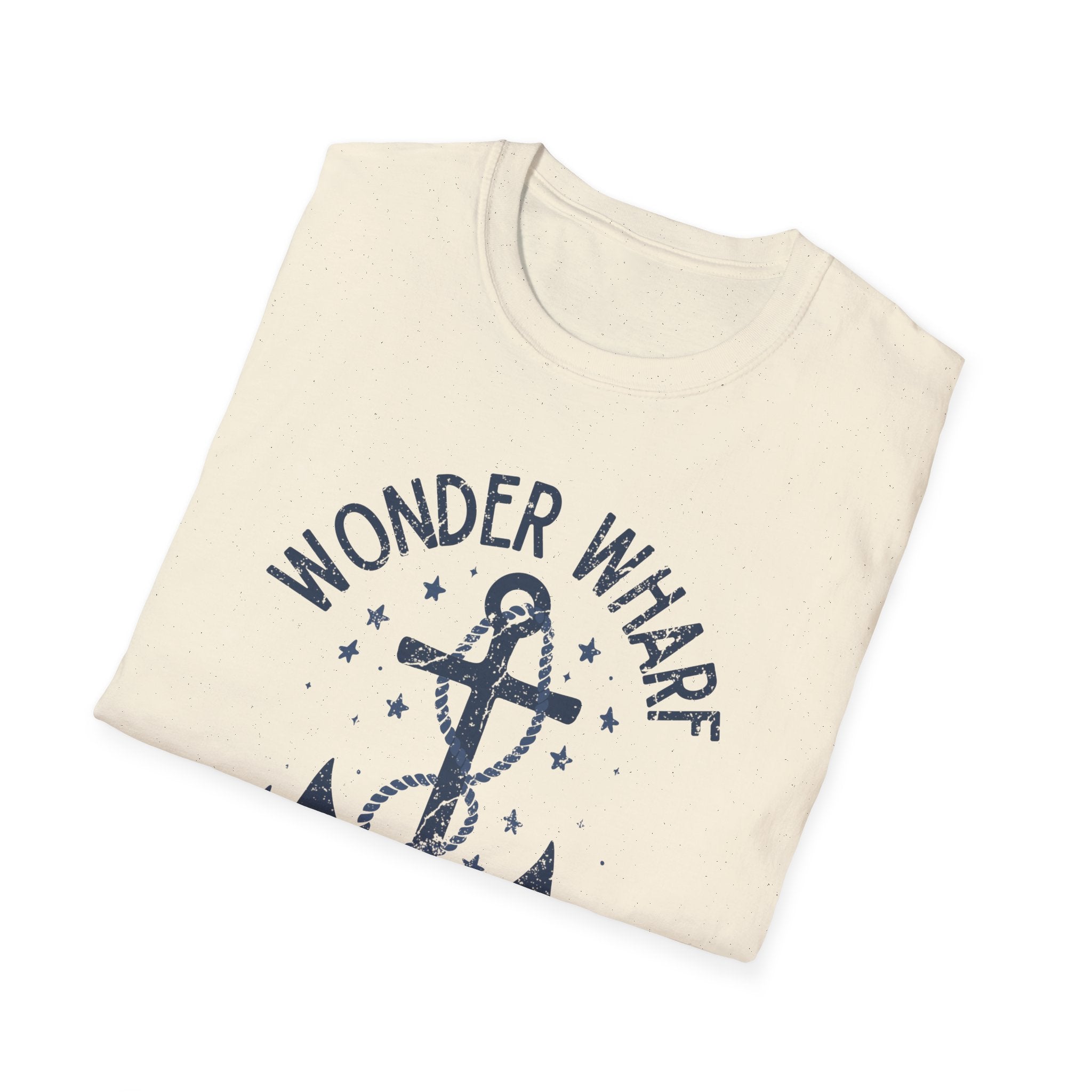 Bob's Burgers Wonder Wharf Inspired Anchor T-Shirt, Nautical Tee, Unisex Ocean Shirt, Beach Lover Gift, Summer Style Essential