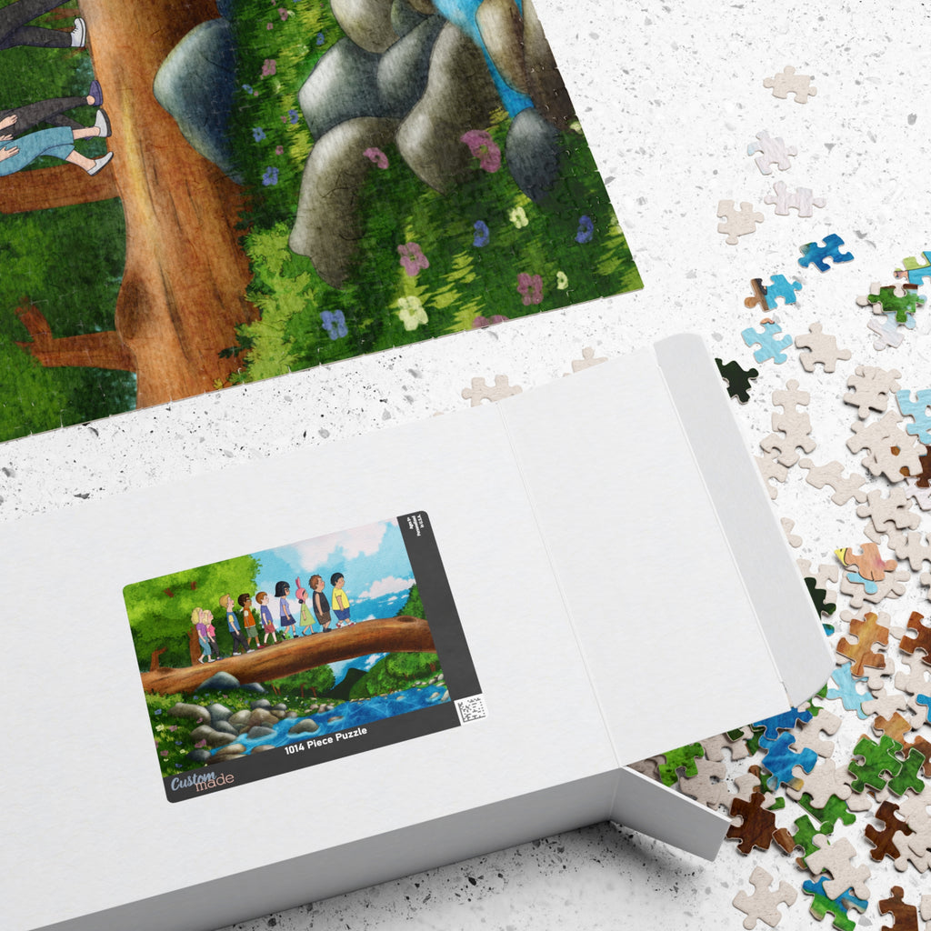 Adventure to see the Two Butted Goat – Ghibli and Bob's Burgers Inspired Jigsaw Puzzle (110–1014 pcs)