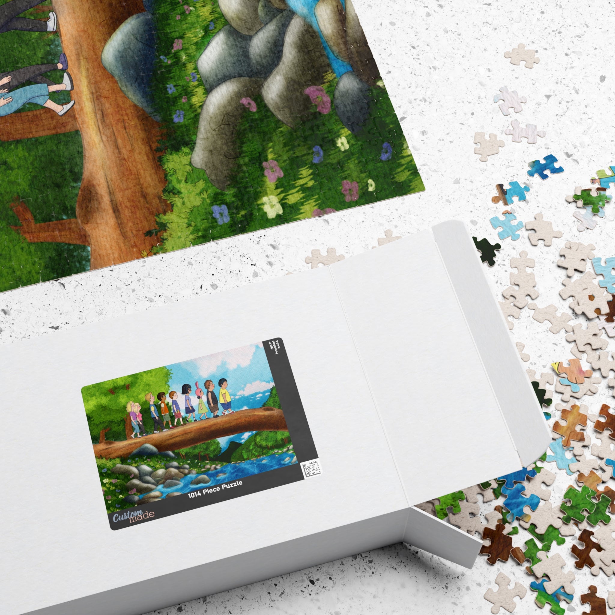 Adventure to see the Two Butted Goat – Ghibli and Bob's Burgers Inspired Jigsaw Puzzle (110–1014 pcs)