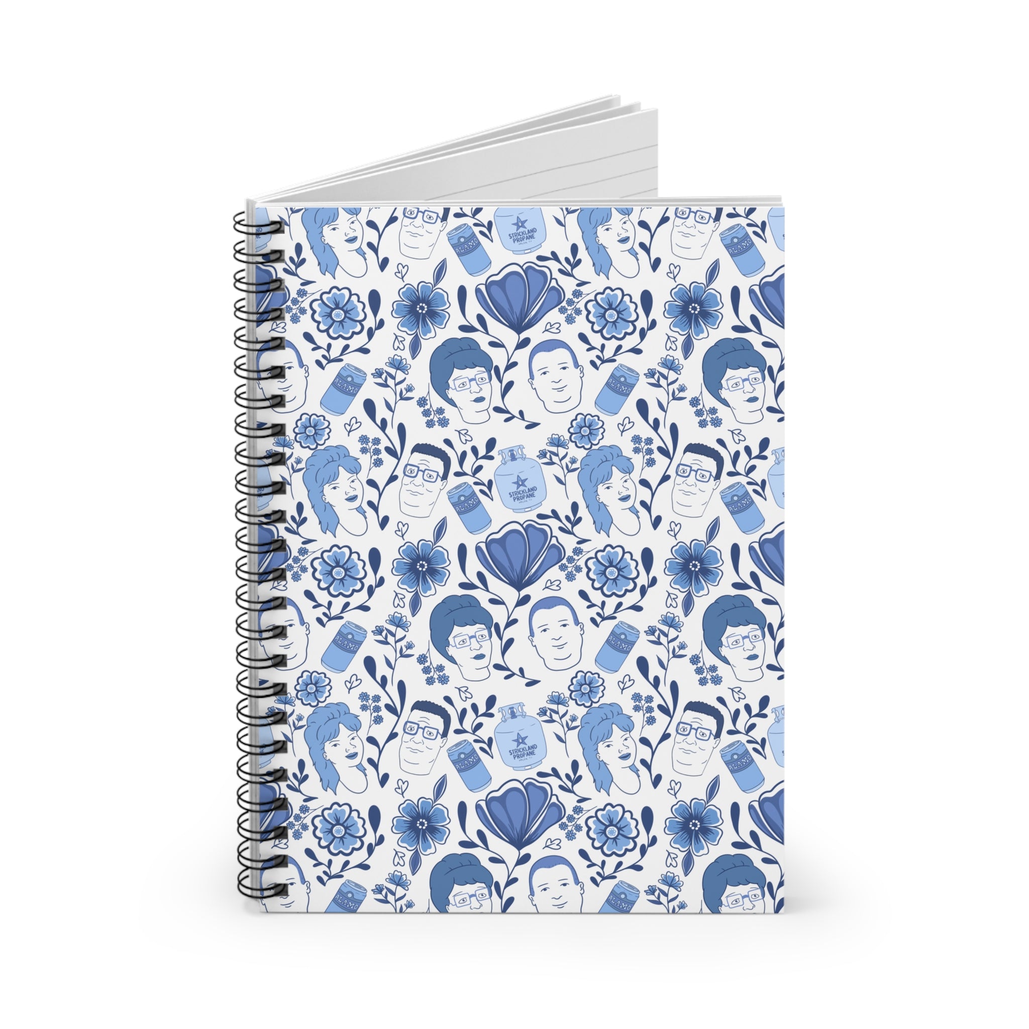 King of the Hill Ruled Spiral Notebook