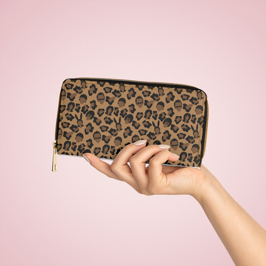 Belchers Leopard Print Zipper Wallet