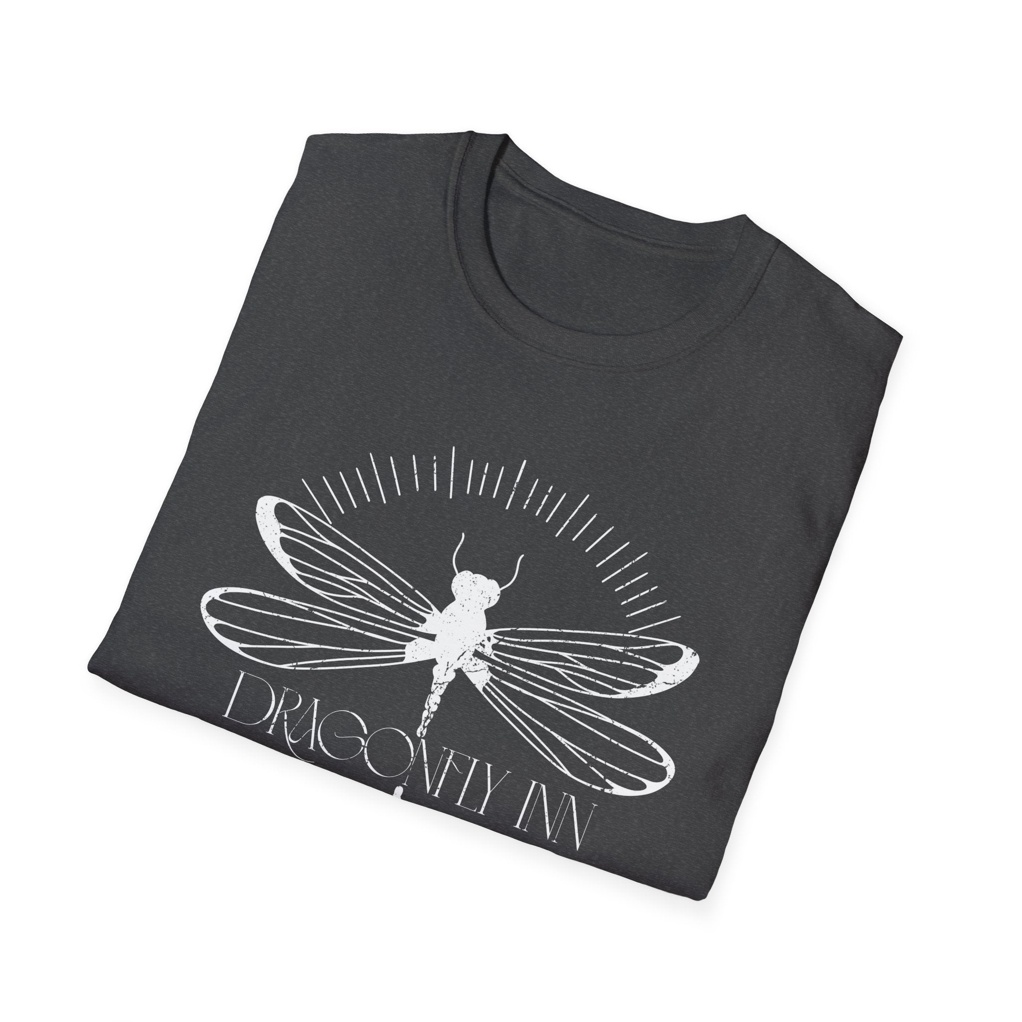 Dragonfly Inn Inspired Graphic Unisex T-Shirt, Nature Lover Gift, Boho Tee, Summer Outfit, Casual Wear, Eco-Friendly Apparel