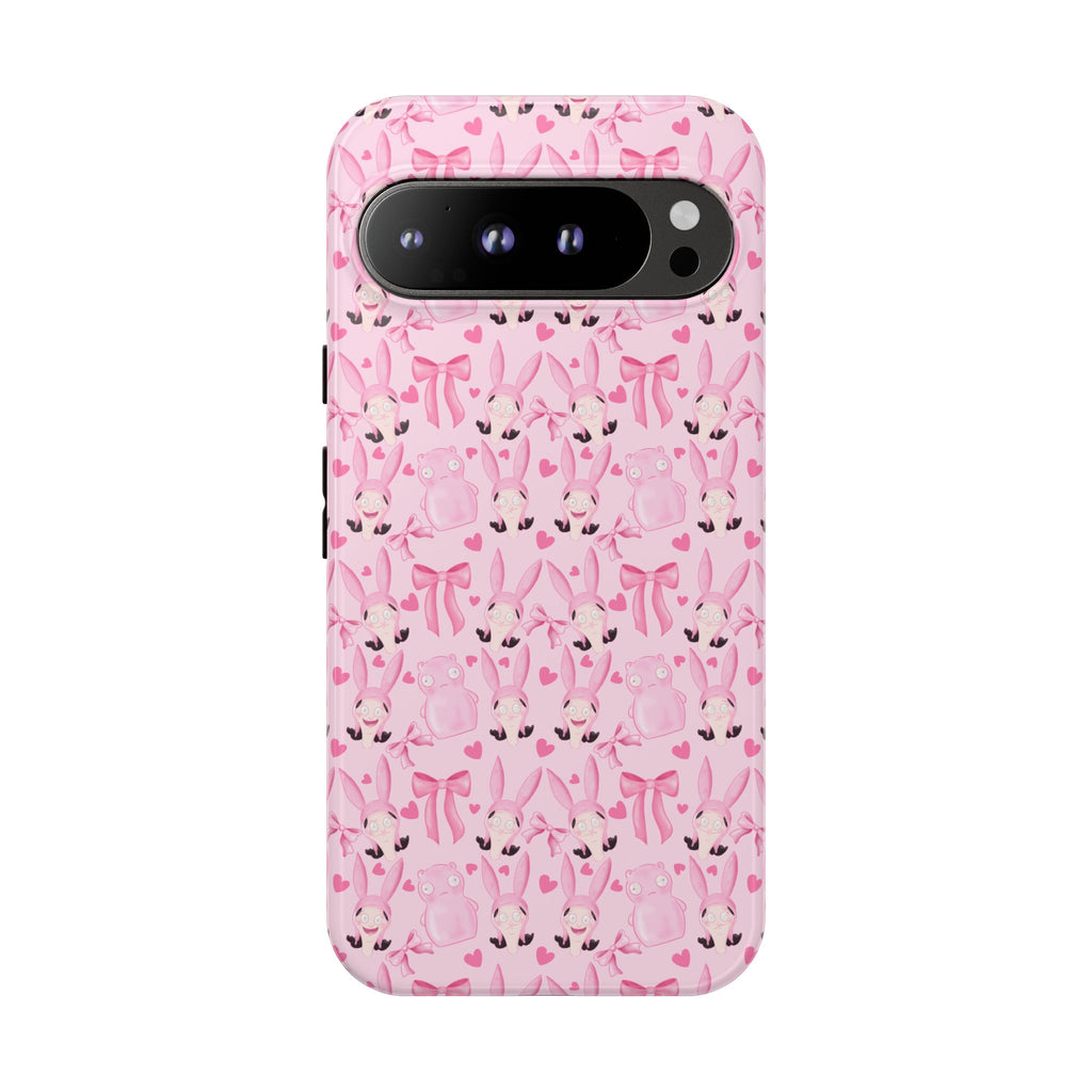 Bob's Burgers Inspired Coquette Louise Tough Case for iPhone, Google, and Samsung