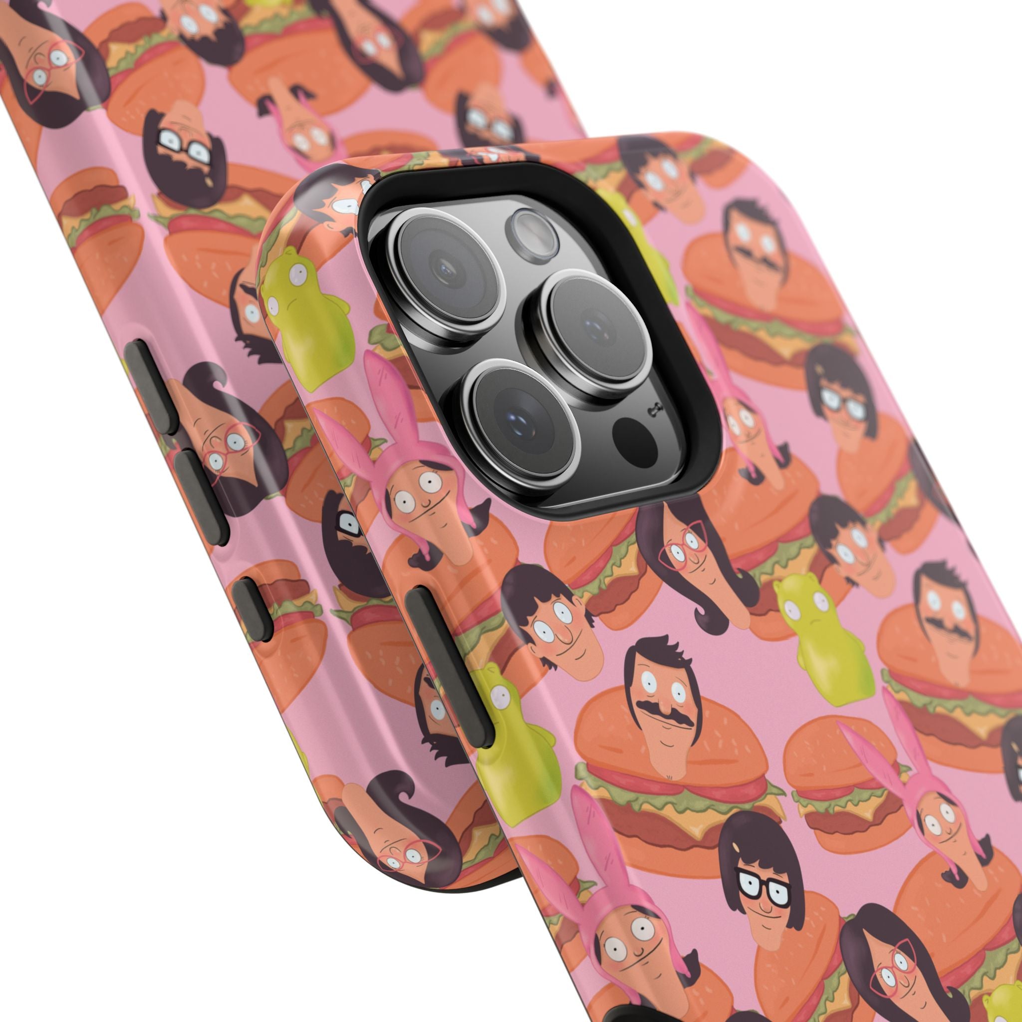 Belcher's Burger Time - Pink Magnetic Impact-Resistant iPhone Case