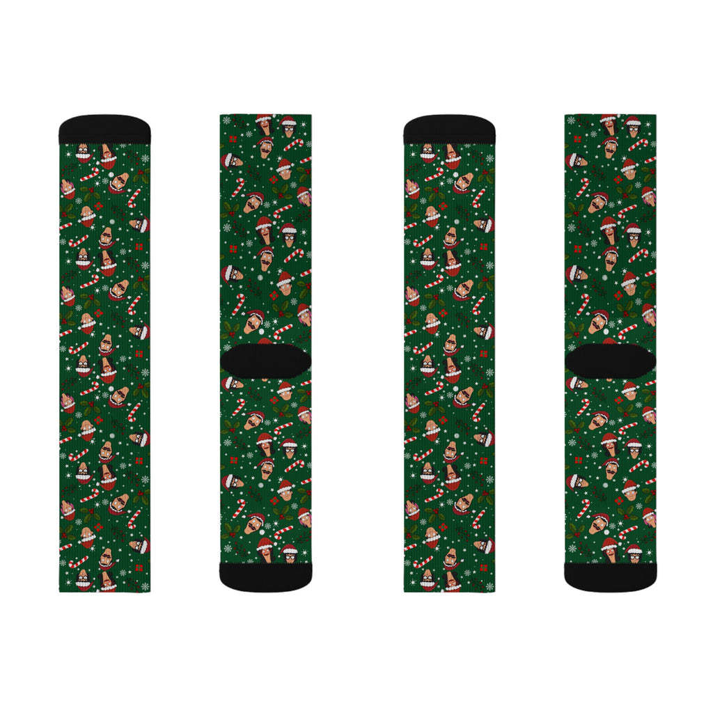 A Very Belcher Christmas Socks (Green)