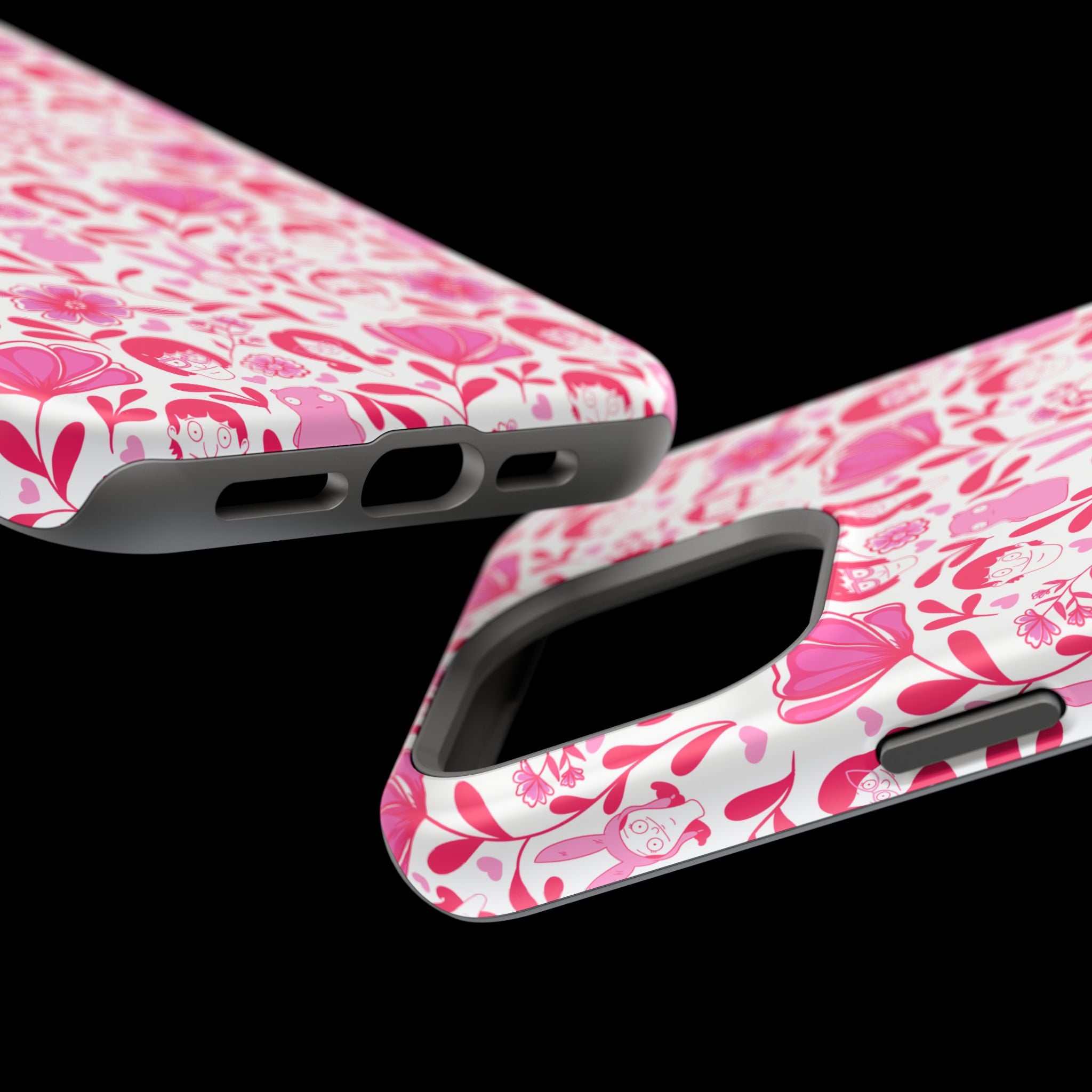 Belcher's Fine China iPhone Case V1 Pink – Magnetic Impact-Resistant