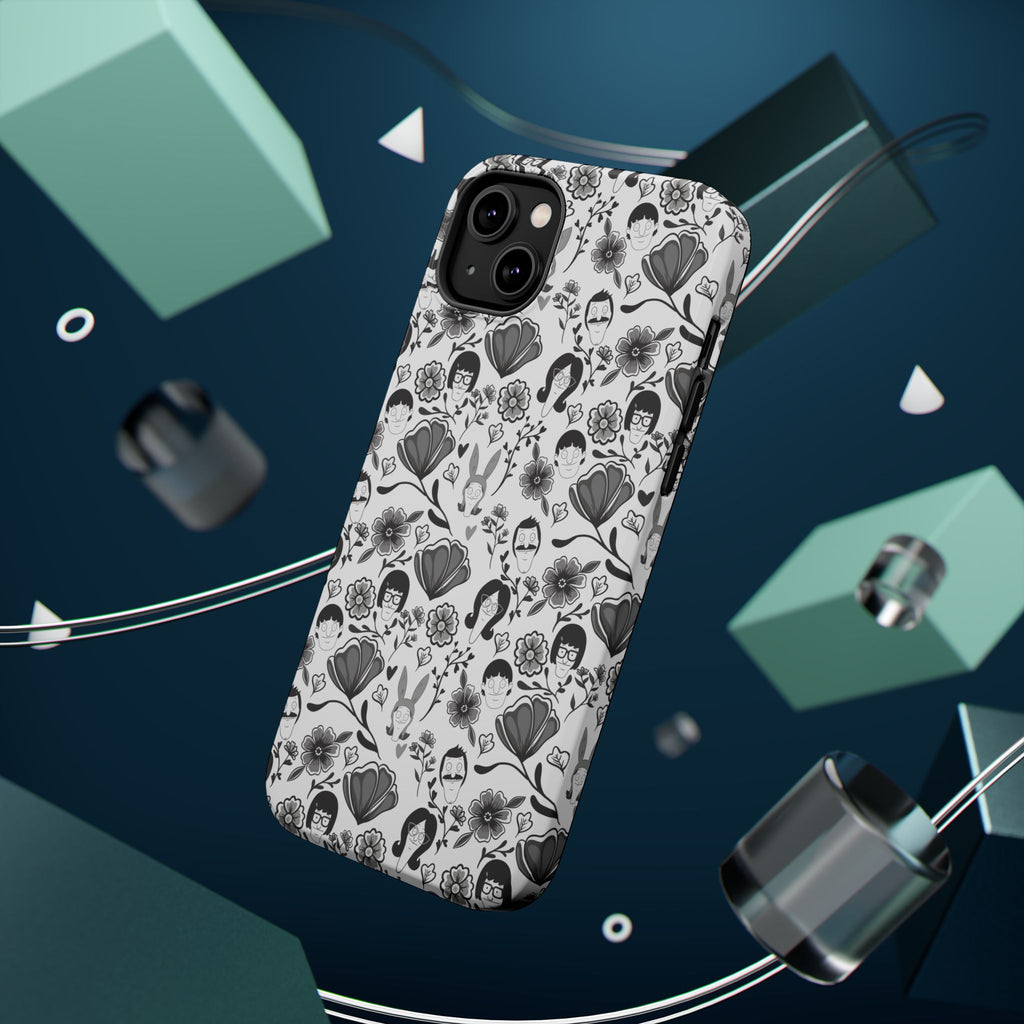 Belcher's Fine China iPhone Case V1 Monochrome – Magnetic Impact-Resistant