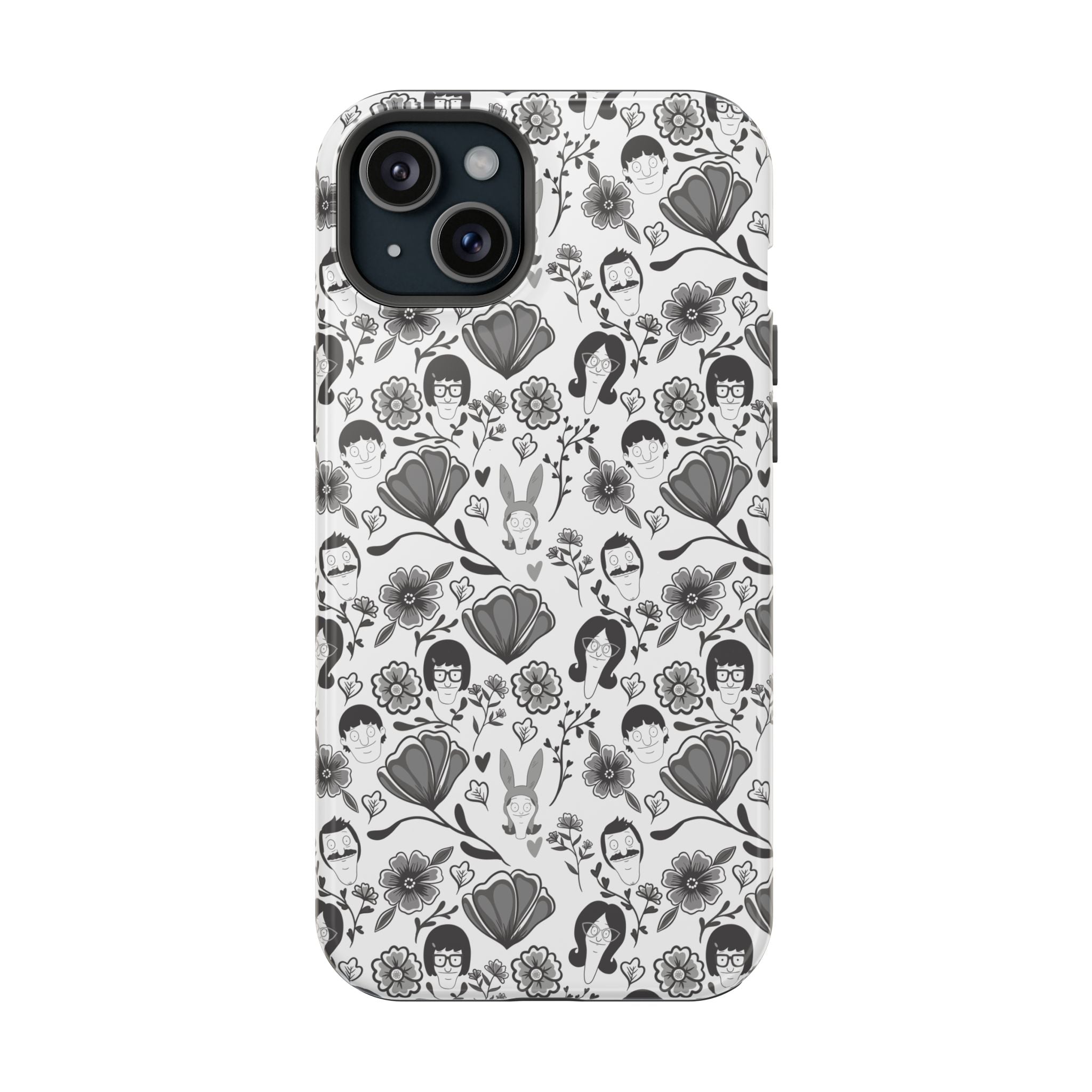 Belcher's Fine China iPhone Case V1 Monochrome – Magnetic Impact-Resistant