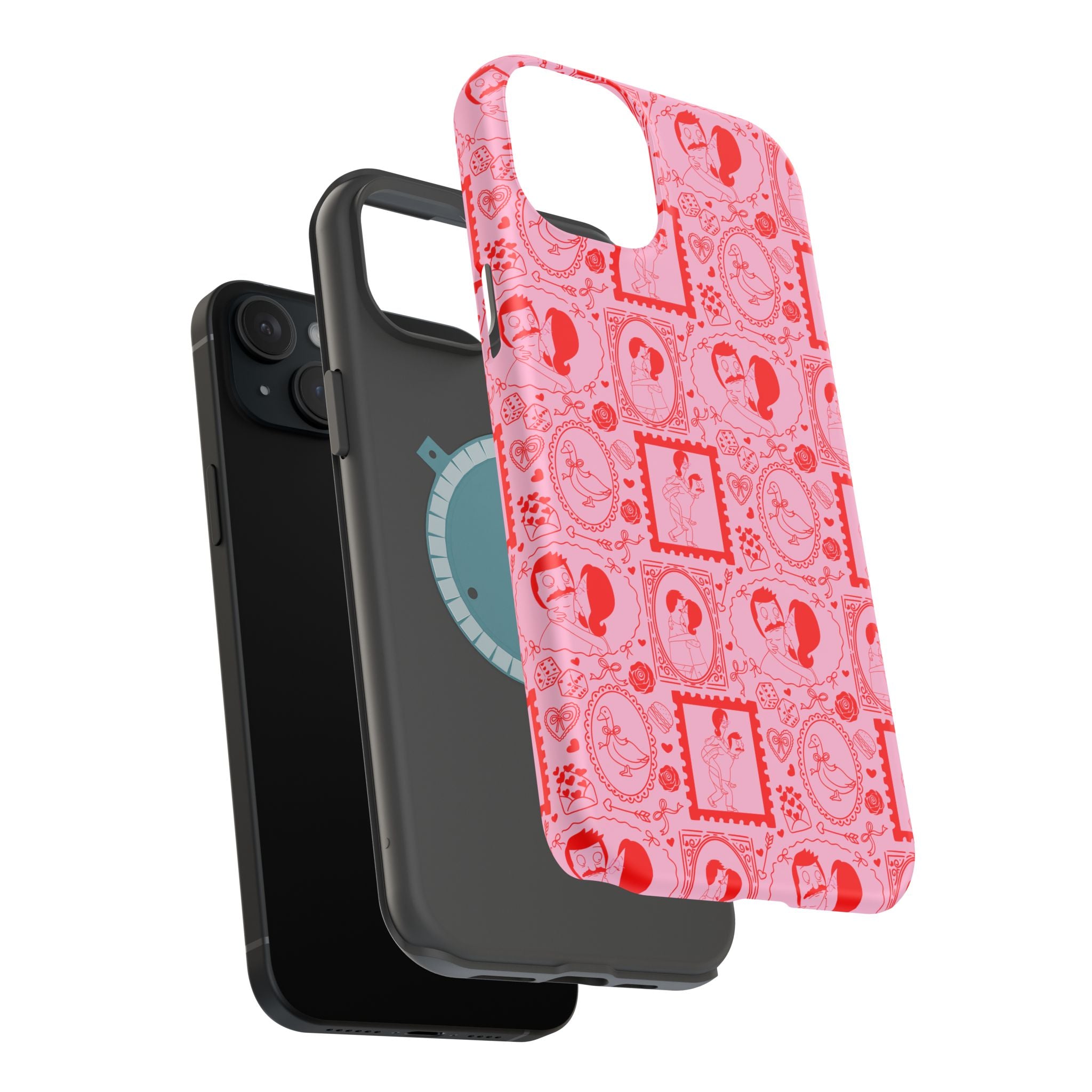 Linda & Bob Valentine's iPhone Case – Magnetic Impact-Resistant PINK