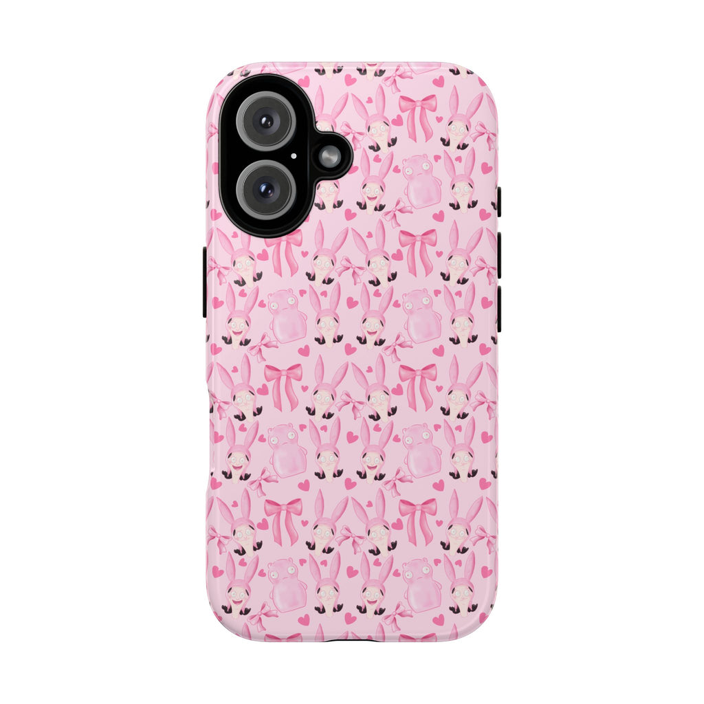 Bob's Burgers Inspired Coquette Louise Tough Case for iPhone, Google, and Samsung
