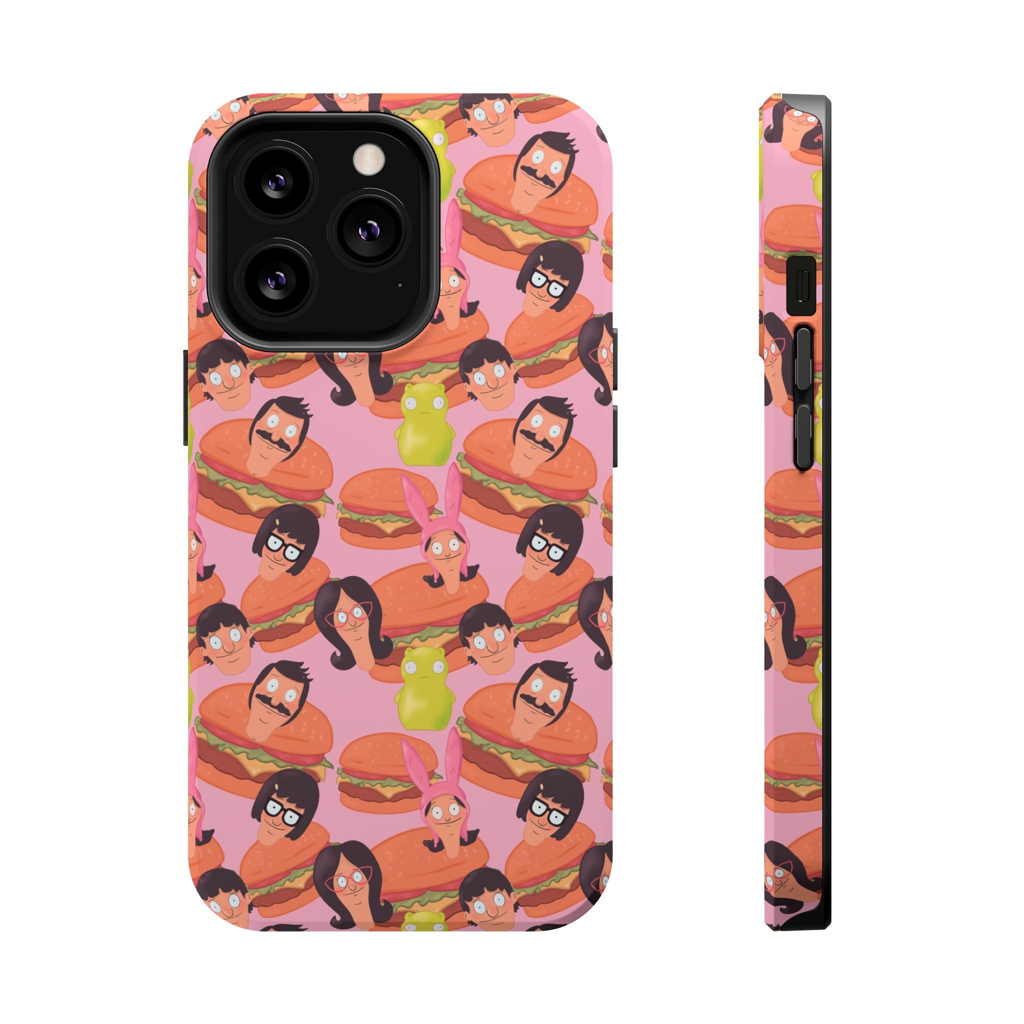 Belcher's Burger Time - Pink Magnetic Impact-Resistant iPhone Case