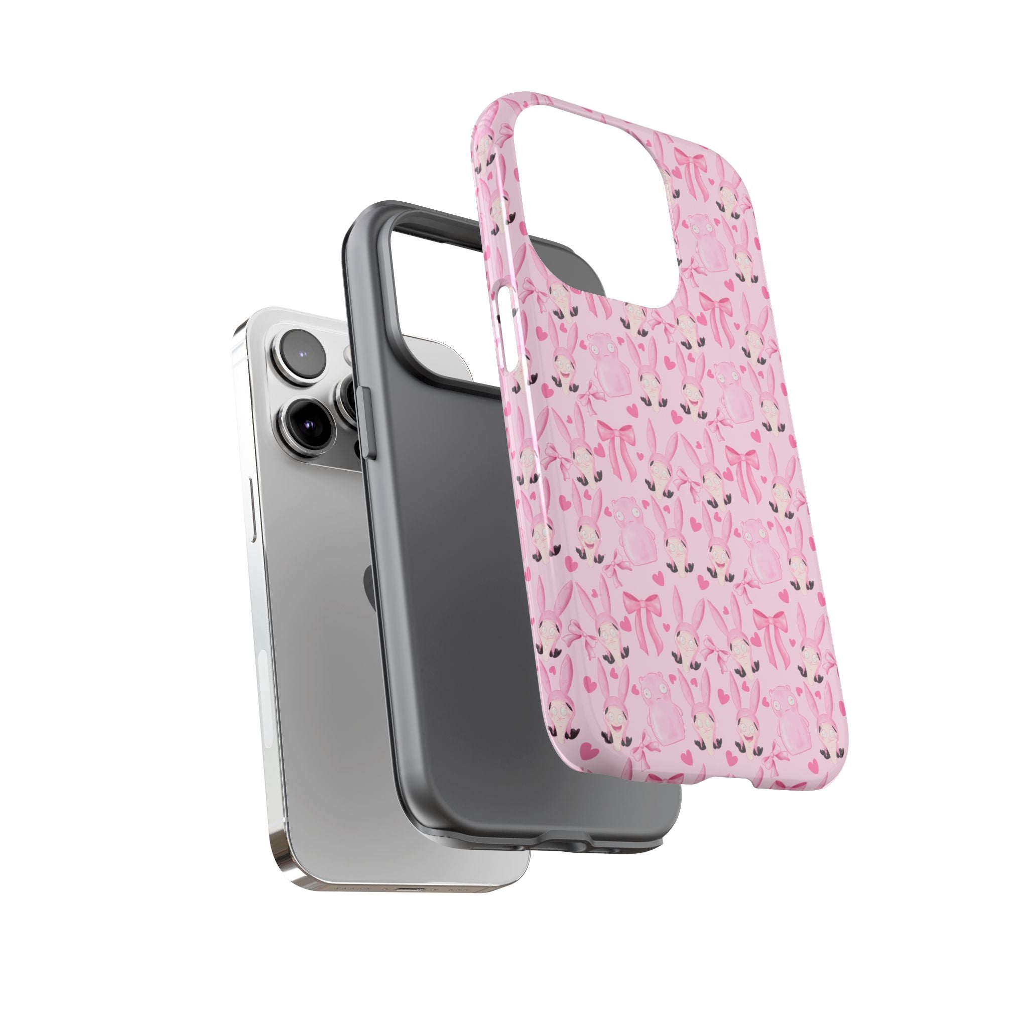 Bob's Burgers Inspired Coquette Louise Tough Case for iPhone, Google, and Samsung