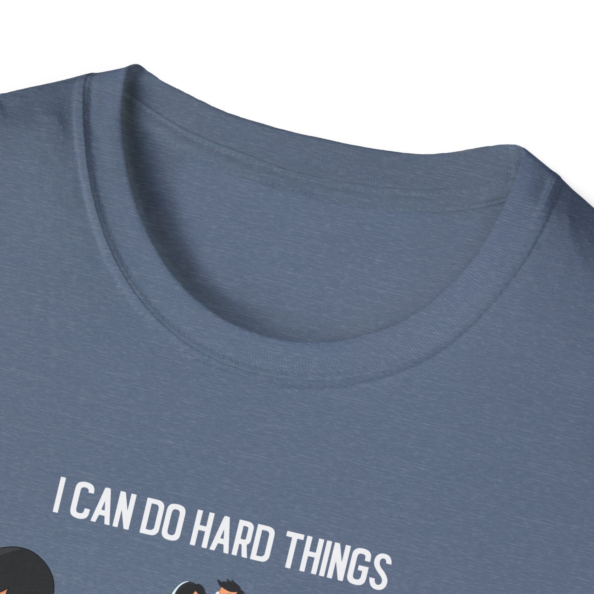 Bob's Burgers Inspired I Can Do Hard Things Unisex Softstyle T-Shirt