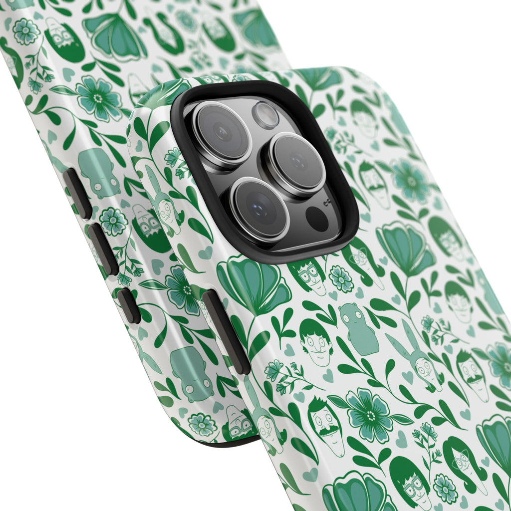 Belcher's Green Fine China Tough Phone Case (iPhone, Samsung) Not MagSafe!