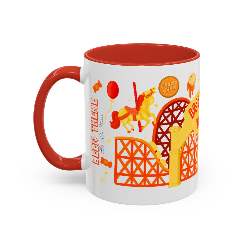 Wonder Wharf Accent Coffee Mug (11, 15oz) (RED VERSION)